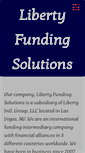 Mobile Screenshot of libertyfundingsolutions.com